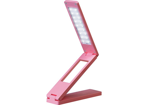 粉红色折叠LED台灯