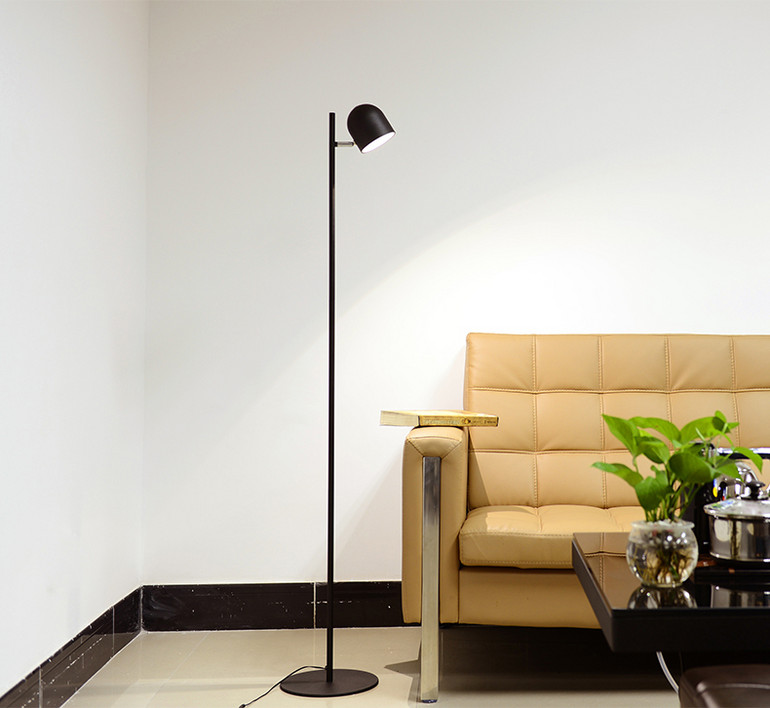 欧式LED落地灯简约现代客厅卧室书房创意铁艺灯立式台灯时尚灯具