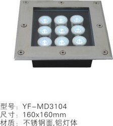 现代不锈钢LED埋地灯