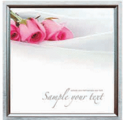 现代玫瑰室内平板灯