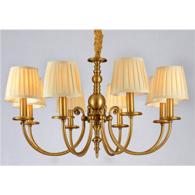 美式铁艺电镀餐厅吊灯