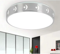 企迪现代简约LED亚克力12w室内圆形吸顶灯27cm