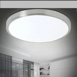 企迪现代简约LED亚克力12w室内圆形吸顶灯