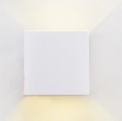 东升照明 DS2040简约纯白正方形LED壁灯