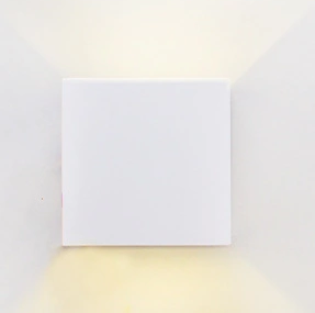 东升照明 DS2040简约纯白正方形LED壁灯