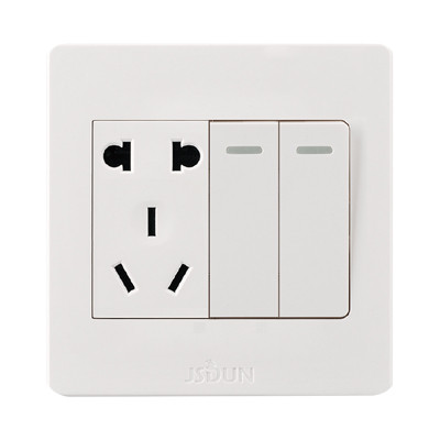 金狮顿二开单双控带二三极插座