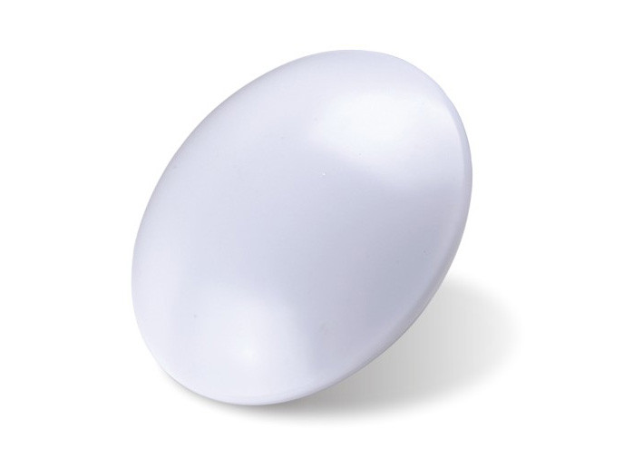 简约卧室陶瓷圆形全白LED吸顶灯