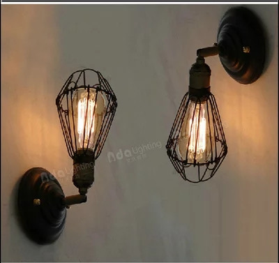 复古工业风阳台壁灯走廊怀旧个性铁艺装饰灯具