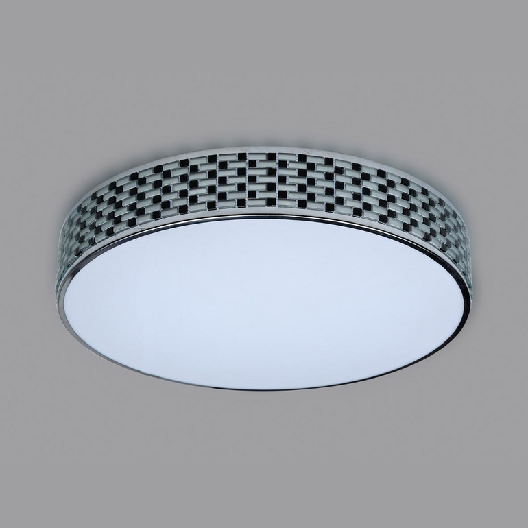 简约卧室书房黑白细圆吸顶灯