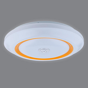 简约大气雕刻花盖橙圈吸顶灯