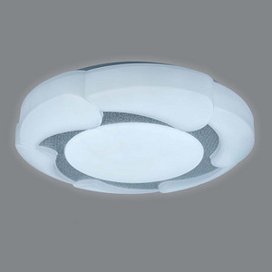 简约圆风车银节能吸顶灯