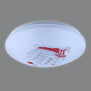简约卧室圆型一帆风顺节能吸顶灯