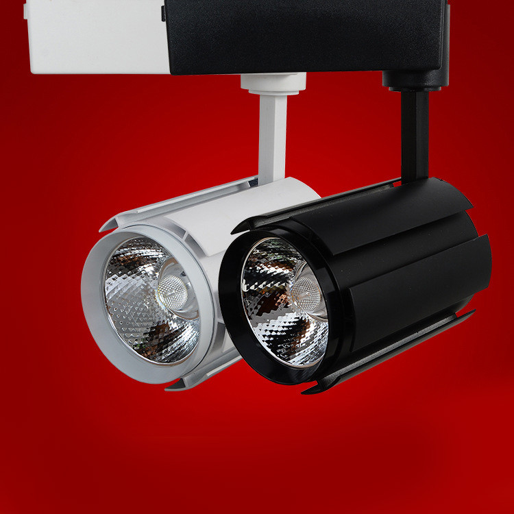 原装正品高亮LED一体化轨道灯30w办公室衣橱窗COB导轨射灯