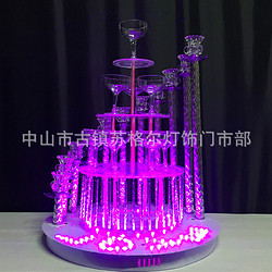 婚庆香槟塔烛台两用一世情缘香槟塔婚庆道具
