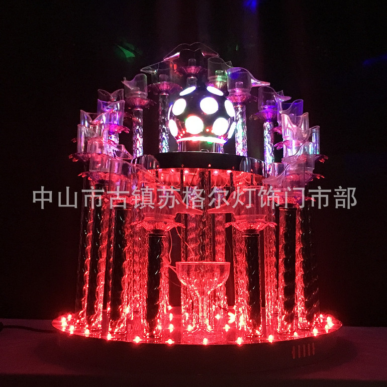 婚庆转球香槟塔转
