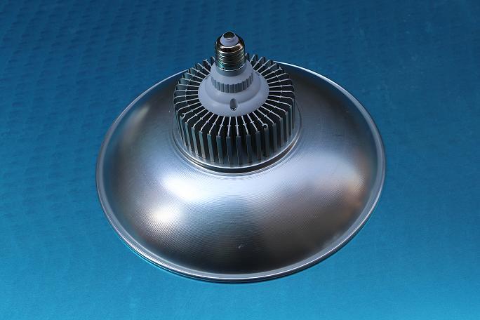 现代圆形黑色50W工矿灯