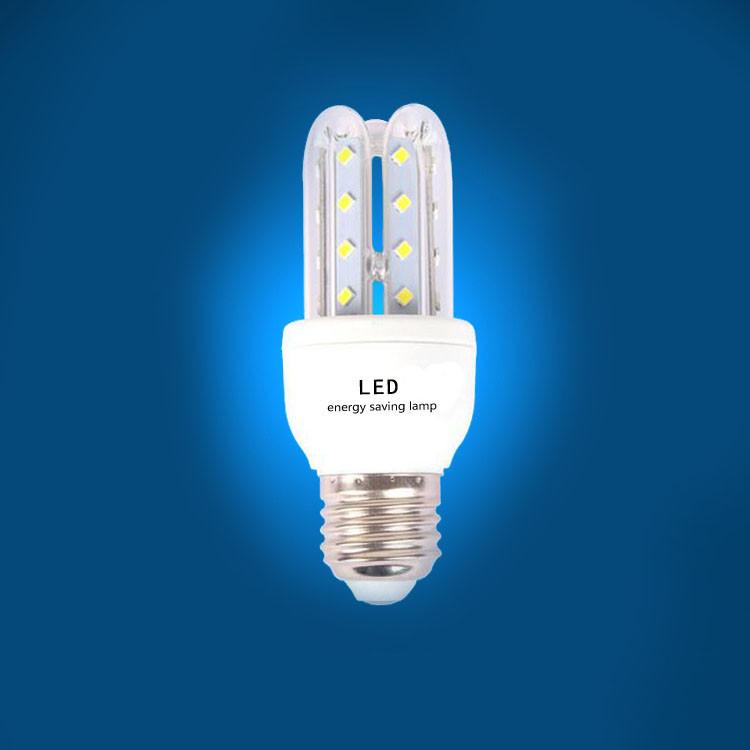 LED横插路灯户外光源3U5W2835贴片U型E27/B22玉米灯节能灯