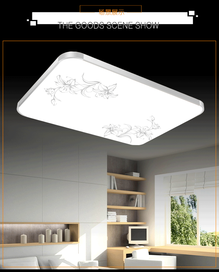 大气现代简约LED吸顶灯