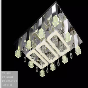 大气客厅灯线割水晶LED灯具