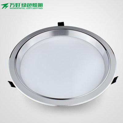 时尚18W磨砂客厅餐厅防雾超亮防眩筒灯 