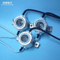苏顺E11灯座E11陶瓷灯座带线灯座220v2aPBT阻燃材料灯座
