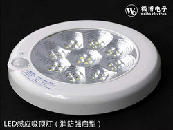 圆形白色LED感应吸顶灯