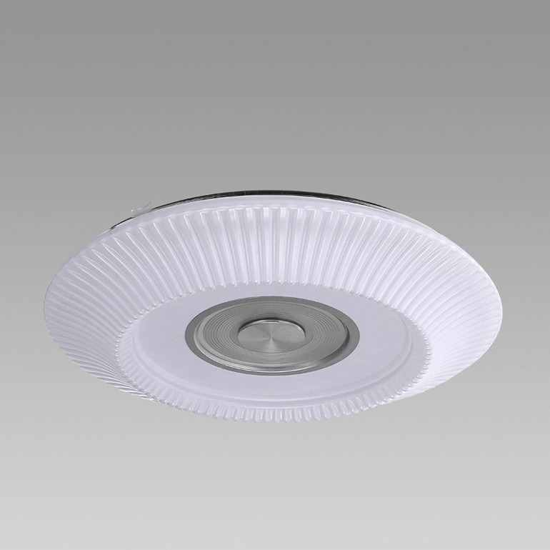 优雅大气白色圆形卧室餐厅书房百褶吸顶灯