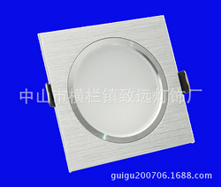 大功率led5*1 7*1W 方形筒灯外壳格栅灯
