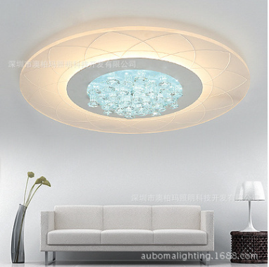 超薄亚克力灯led吸顶灯现代简约圆形浪漫时尚客厅卧室书房餐厅灯