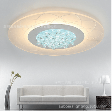 超薄亚克力灯led吸顶灯现代简约圆形浪漫时尚客厅卧室书房餐厅灯