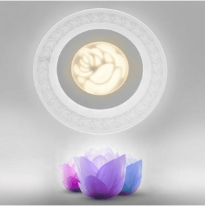 LED现代简约新中式圆形温馨超薄创意大气吸顶灯客厅卧室书房灯具