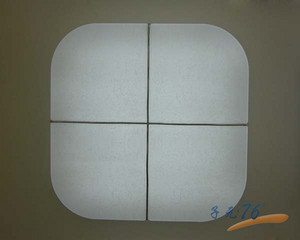 简约典雅卧室卫生间十字格纹LED现代吸顶灯