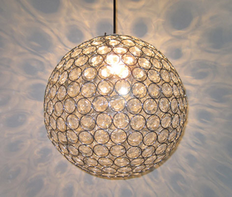 优雅圆形拼接塑胶圆形客厅餐厅吊灯