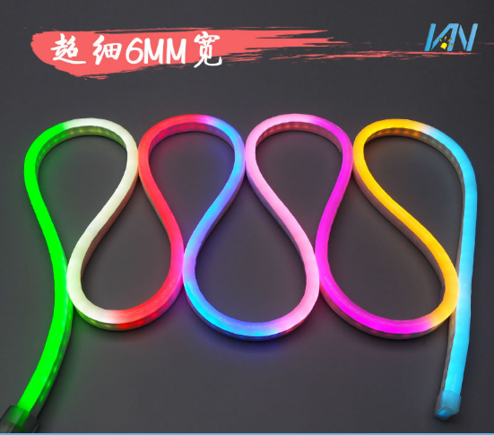 led霓虹灯带柔性灯条2835超细广告招牌中国结造型灯户外工程专用