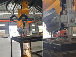 金智激光 三维立体切割焊接一次成型 机器人光纤切焊系统
