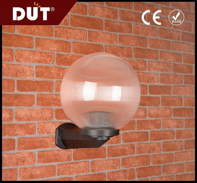 现代创意款球罩防水防尘户外照明亚克力圆球塑料壁灯