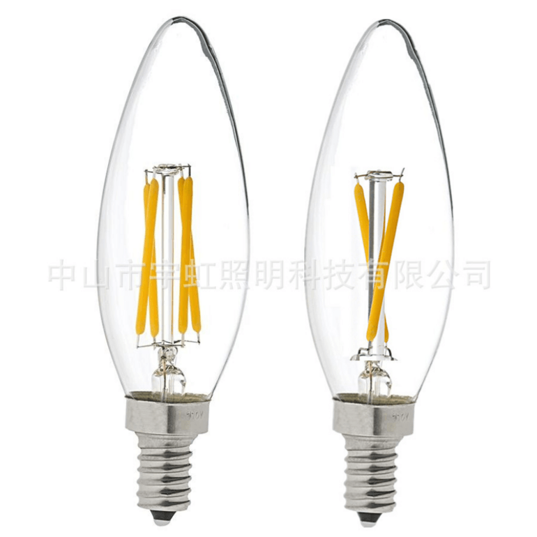 宇虹 LED灯丝灯复古爱迪生蜡烛灯C35 2W4W6W E14 E27灯泡