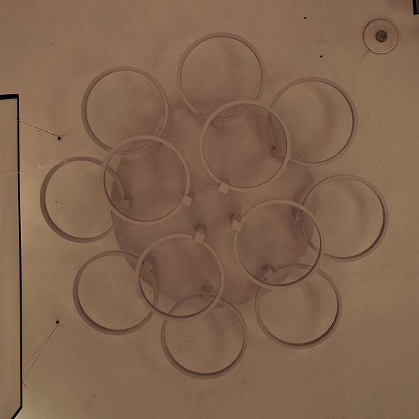 客厅简约圆环吸顶灯