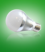 银色专业LED家用灯泡