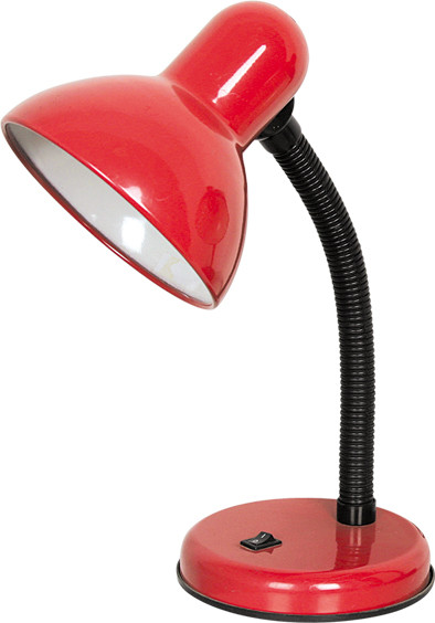 时尚个性红色开关按钮式家用照明台灯