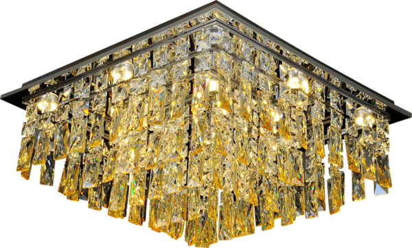 时尚共语 方形水晶吊灯 