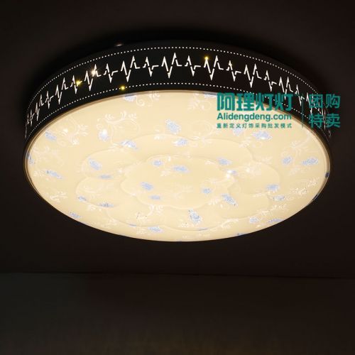 LED吸顶灯炫丽圆形简约现代客厅卧室灯书房灯