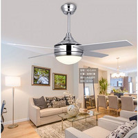 LED现代创意风扇灯卧室客厅餐厅新式风扇吊灯