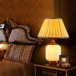 卧室床头灯全铜奢华台灯婚庆客厅简约美式