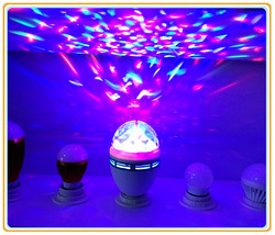 遥控LED小魔球 声控迷你水晶魔球灯 七彩旋转 舞台激光灯KTV酒吧