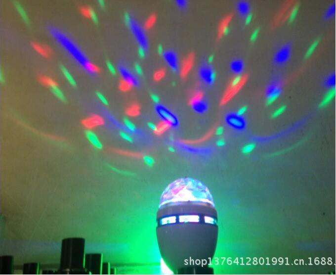 现代室内LED水晶七彩旋转舞台灯