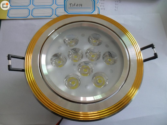 奥美金边烤白漆室内照明过道LED射灯