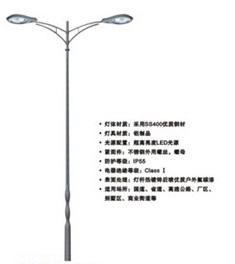 万诚通双头LED高杆灯