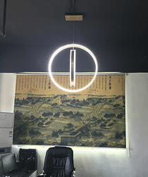 现代简约亚克力客厅餐厅厨房书房十字LED家居照明吊灯