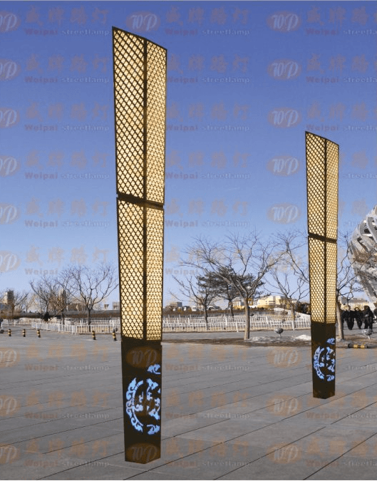 新中式暖光户外景观灯